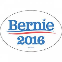Bernie Sanders 2016 - Oval Sticker