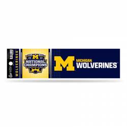 University Of Michigan Wolverines 2024 National Champions - Bumper Sticker