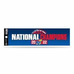 University Of Kansas Jayhawks 2022 National Champions - Bumper Sticker