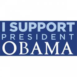 I Support Obama - Bumper Sticker