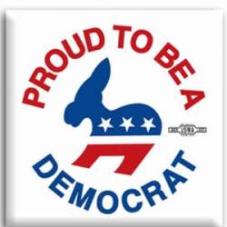 Proud to be a Democrat - Button