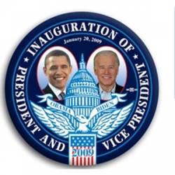 Inauguration of Obama Biden - Button