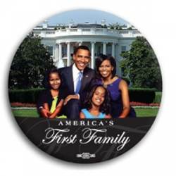America's First Family - Button