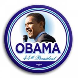 Obama 44th President - Button
