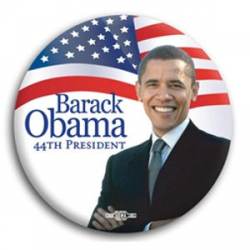 Barack Obama 44th President 2008 - Button
