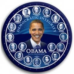 Democratic Integrity Obama - Button