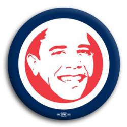 Barack Obama Face - Button