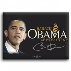 Obama 44th President Rectangle - Button