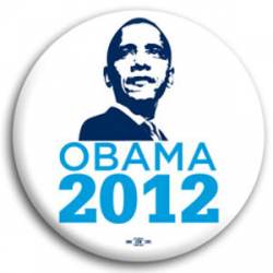 Obama 2012 Photo - Button