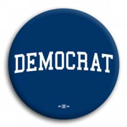 Democrat Blue - Button