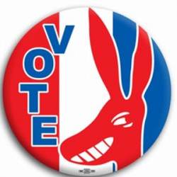 Vote Alternative Donkey - Button
