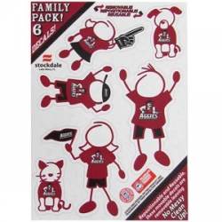 New Mexico State University Aggies - 5x7 Small Family Decal Set