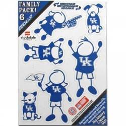 University Of Kentucky Wildcats - 5x7 Small Family Decal Set