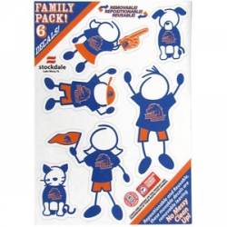 Boise State Broncos - 5x7 Small Family Decal Set