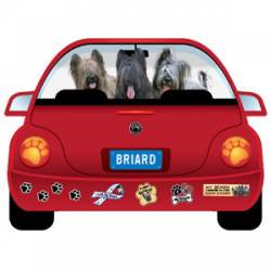 Briard - PupMobile Magnet