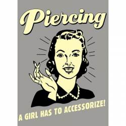Piercing - Sticker