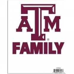 Texas A&M University Aggies - Team Family Pride Decal