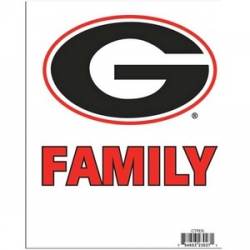 University Of Georgia Bulldogs - Team Family Pride Decal