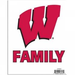 University Of Wisconsin Badgers - Team Family Pride Decal
