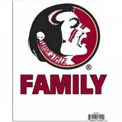 Florida State University Seminoles - Team Family Pride Decal