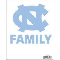 University Of North Carolina Tar Heels - Team Family Pride Decal