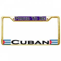 Cuban - License Plate Frame