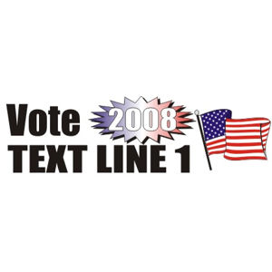Custom Political Bumper Sticker