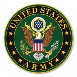 United States Army Seal - 5" Round Sticker