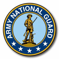Army National Guard Large Seal - Vinyl Sticker