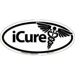 iCure Nurse Nursing - Slim Oval Decal