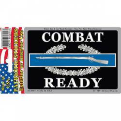 United States Army Combat Ready - Prismatic Rectangle Sticker