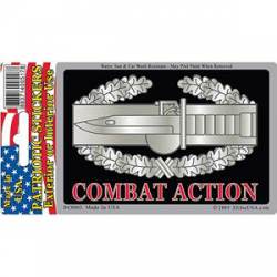 United States Army Combat Action - Prismatic Rectangle Sticker