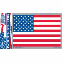 American Flag - Prismatic Rectangle Sticker