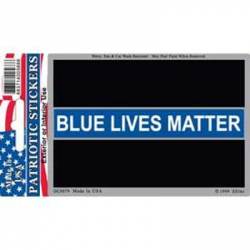 Thin Blue Line Blue Lives Matter - Prismatic Rectangle Sticker
