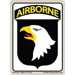 United States Army 101st Airborne Division - Prismatic Rectangle Sticker