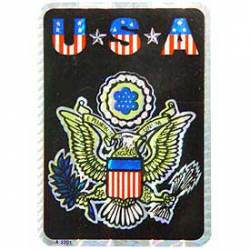 USA Seal - Prismatic Rectangle Sticker