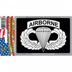 United States Army Airborne Parachute - Prismatic Rectangle Sticker