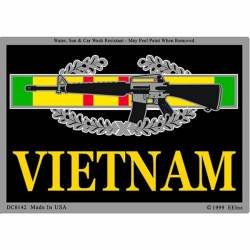 Vietnam Combat Infantryman Badge - Prismatic Rectangle Sticker