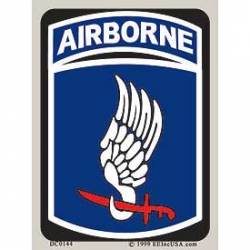 United States Army 173rd Airborne Division - Prismatic Rectangle Sticker