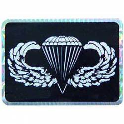 United States Army Parachute - Prismatic Rectangle Sticker