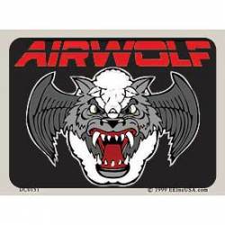Airwolf United States Air Force - Rectangle Decal