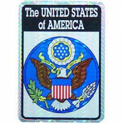 The United States of America - Prismatic Rectangle Sticker