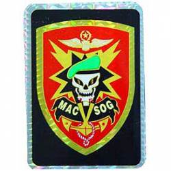 United States Army Mac V SOG Logo - Prismatic Rectangle Sticker