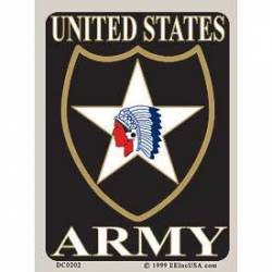 United States Army 2nd Division - Prismatic Rectangle Sticker