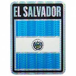 El Salvador Flag - Prismatic Rectangle Sticker