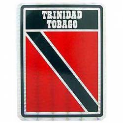Trinidad & Tobago Flag - Prismatic Rectangle Sticker