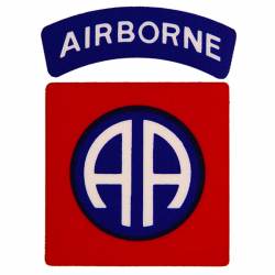 United States Army 82nd Airborne Division - Clear Window Decal
