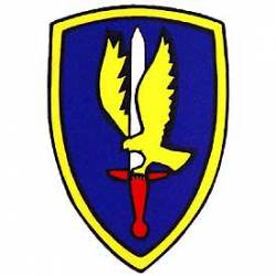 United States Army 1st Aviation Brigade - Clear Window Decal