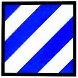 United States Army 3rd Infantry Division - Clear Inside Window Decal