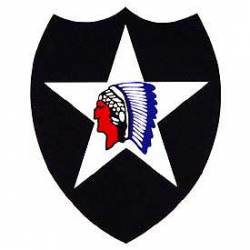 United States Army 2nd Infantry Division - Clear Window Decal